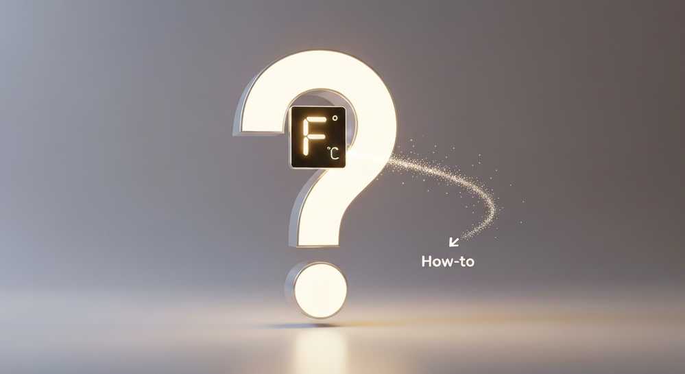 Cách đổi độ F sang độ C trên máy lạnh đơn giản tại nhà 1 Tại sao máy lạnh hiển thị độ F thay vì độ C?
